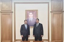 Сафири Тоҷикистон бо муовини раиси Девони вазирони Туркманистон оид ба нақлиёт ва коммуникатсия мулоқот намуд
