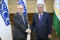 Президенти Ҷумҳурии Тоҷикистон Эмомалӣ Раҳмон Дабири кулли САҲА Фаридун Синирлиоғлуро ба ҳузур пазируфтанд