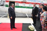 Оғози сафари кории Пешвои миллат Эмомалӣ Раҳмон ба ноҳияи Ховалинги вилояти Хатлон