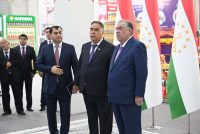 Пешвои миллат Эмомалӣ Раҳмон дар ноҳияи Бобоҷон Ғафуров 4 иншооти таъйиноти гуногунро ба таври  фосилавӣ ба истифода доданд