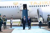 Президенти Ҷумҳурии Тоҷикистон Эмомалӣ Раҳмон вориди шаҳри Остонаи Ҷумҳурии Қазоқистон шуданд