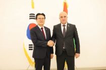 Файзалӣ Идизода бо Сафири Ҷумҳурии Корея дар Тоҷикистон мулоқот намуд