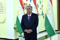 Сарвари давлат Эмомалӣ Раҳмон дар ноҳияи Данғара ба таври фосилавӣ 10 иншооти навро ифтитоҳ намуданд