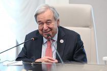 Антониу Гутерриш: «Тоҷикистон дар пешбурди рӯзномаи байналмилалӣ оид ба масъалаҳои об ва пиряхҳо нақши пешсаф дорад»