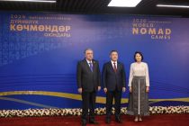 Президенти Ҷумҳурии Тоҷикистон Эмомалӣ Раҳмон дар маросими ифтитоҳи Бозиҳои ҷаҳонии кӯчманчиён иштирок намуданд