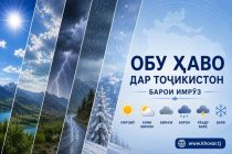 Имрӯз дар  шаҳри Душанбе ҳаво то  37 дараҷа гарм мешавад
