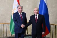 Президенти Ҷумҳурии Тоҷикистон Эмомалӣ Раҳмон бо Президенти Федератсияи Русия Владимир Путин мулоқот намуданд