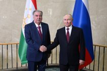 Президенти Ҷумҳурии Тоҷикистон Эмомалӣ Раҳмон бо Президенти Федератсияи Русия Владимир Путин мулоқот намуданд
