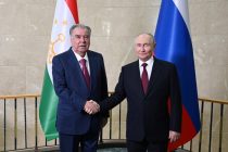 Президенти Ҷумҳурии Тоҷикистон Эмомалӣ Раҳмон бо Президенти Федератсияи Русия Владимир Путин мулоқот намуданд
