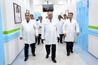 Президенти Ҷумҳурии Тоҷикистон Эмомалӣ Раҳмон дар шаҳри Хуҷанд бинои иловагии Беморхонаи клиникии кӯдаконаи вилояти Суғдро ифтитоҳ намуданд