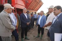 Муовини Сарвазири Тоҷикистон бо вазъи соҳаи кишоварзии шаҳри Кӯлоб шинос гардид
