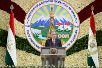 Суханронии Президенти Ҷумҳурии Тоҷикистон, Пешвои миллат муҳтарам Эмомалӣ Раҳмон дар маросими ифтитоҳи расмии Варзишгоҳи миллӣ ва барномаи театрикунонидашуда ба ифтихори ҷашни 35-солагии Истиқлоли давлатии Ҷумҳурии Тоҷикистон