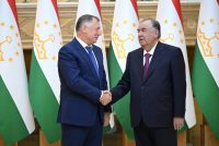 Сарвари давлат Эмомалӣ Раҳмон муовини Раиси Ҳукумати Федератсияи Русия Марат Хуснуллинро ба ҳузур пазируфтанд
