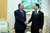 Президенти Ҷумҳурии Тоҷикистон Эмомалӣ Раҳмон бо Президенти Туркманистон Сердар Бердимухамедов мулоқот намуданд
