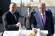 Пешвои миллат Эмомалӣ Раҳмон дар шаҳри Душанбе корхонаи дару тирезаҳои алюминӣ ва пластикии ҶДММ «Тамдид»-ро мавриди баҳрабардорӣ қарор доданд