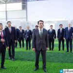 Рустами Эмомалӣ дар ноҳияи Дарвоз варзишгоҳи болопӯшидаи «Нури Модар Арена», майдони хурди футбол в…