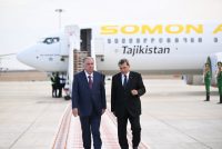 Президенти Ҷумҳурии Тоҷикистон Эмомалӣ Раҳмон бо сафари корӣ вориди Туркманистон шуданд
