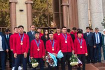 Иштирокдорони Бозиҳои 20-уми Осиёӣ—2026-ро дар Фурудгоҳи байналмилалии Душанбе истиқбол гирифтанд