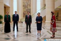 Роҳбарони парламентҳои давлатҳои Осиёи Марказӣ  бо шоҳкориҳои Театри миллии Тоҷикистон шинос шуданд